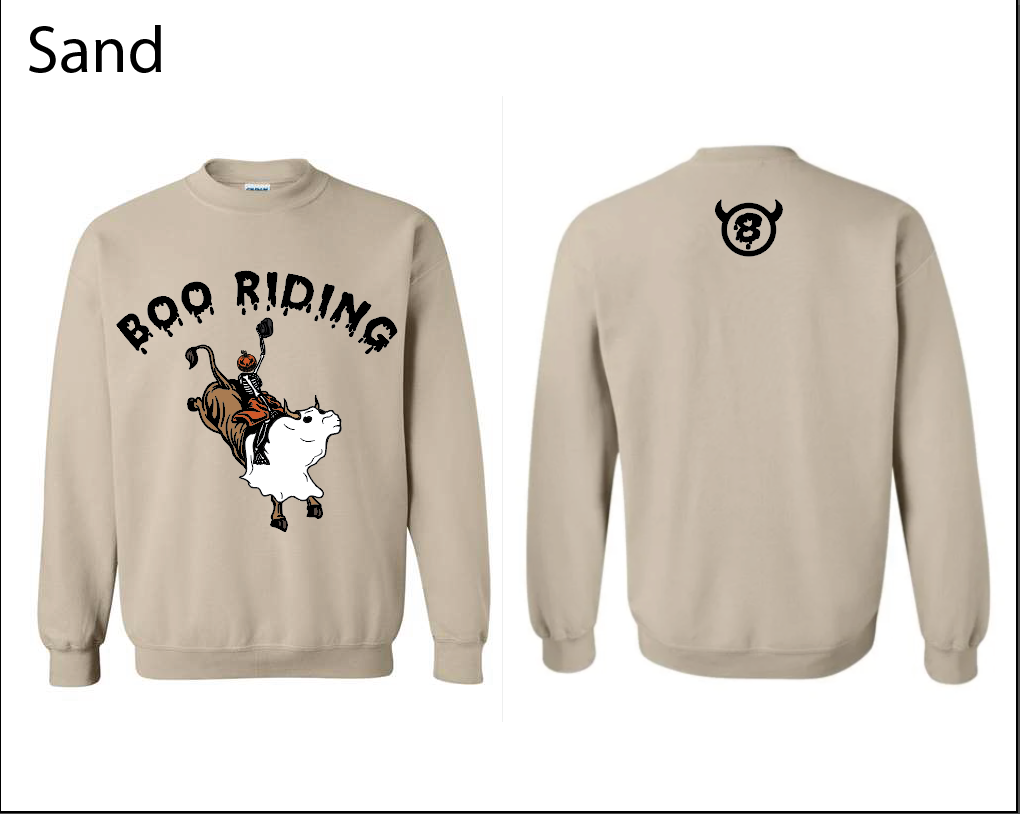 BOO RIDING crewneck